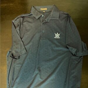 Peter Millar Polo Shirt Men’s Large Performance Fabric Summer Comfort Kingsbarns
